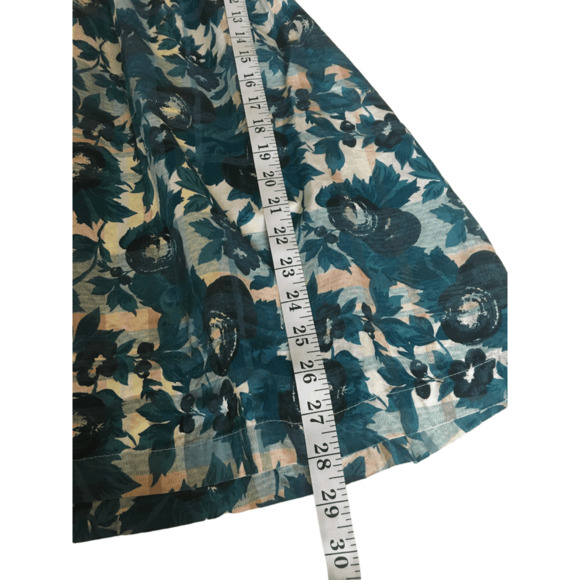 Urban Outfitters Kimchi Blue Sundress Sz 2 Sweetheart Neck Strapless Blue White - Picture 10 of 11